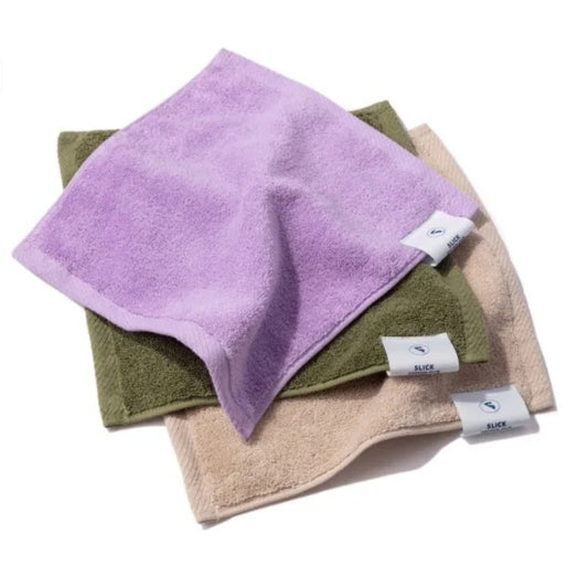SLICK COTTON CLUB / 3pack hand towels "foggy"