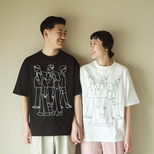 Tシャツ（歩く人）/ 朝野ペコ