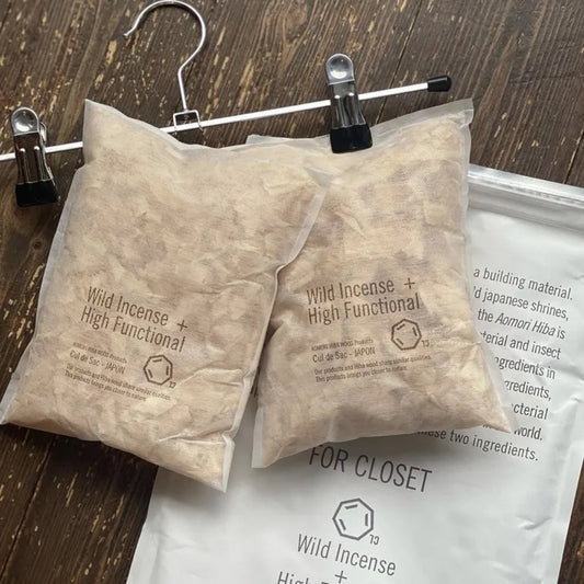 青森ヒバのクローゼット用消臭・防虫材 3袋入り / Cul de Sac