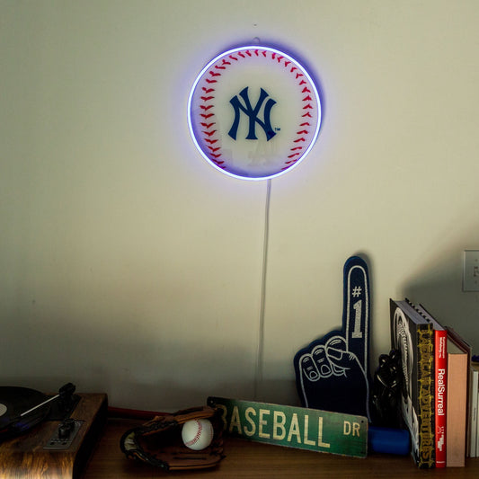 MLB公式LEDネオンサイン(ドジャース・ヤンキース・MLBロゴ)