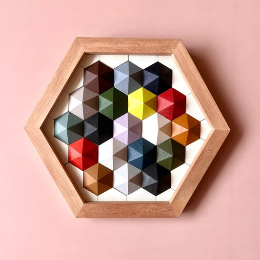 Hexagon Wall Decor / Corchea