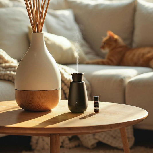 コードレスアロマディフューザー（光センサー搭載）