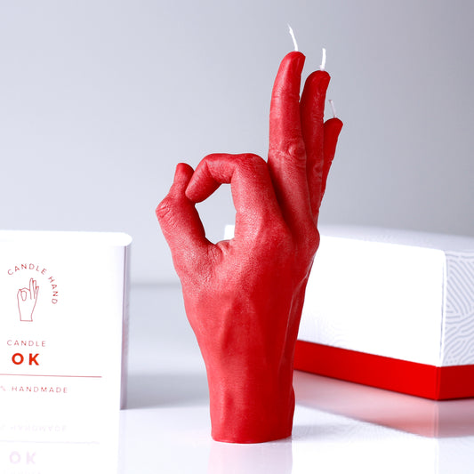 CANDLE HAND OK