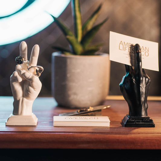 ALC / Peace Sign Card Stand