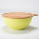 Salad Bowl with Bamboo Wood Cuting Board